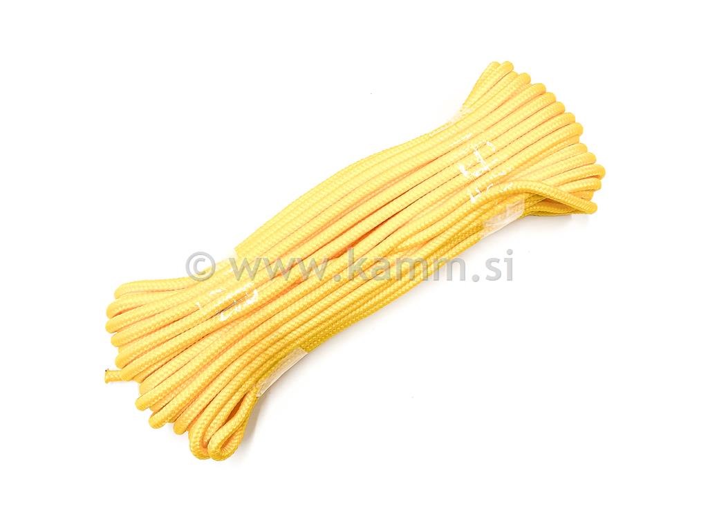 SINTETIČNA VRVICA 6mm L-20 m RUMENA