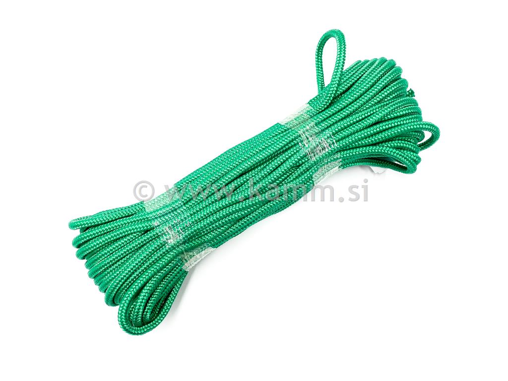 SINTETIČNA VRVICA 6mm L-30 m ZELENA