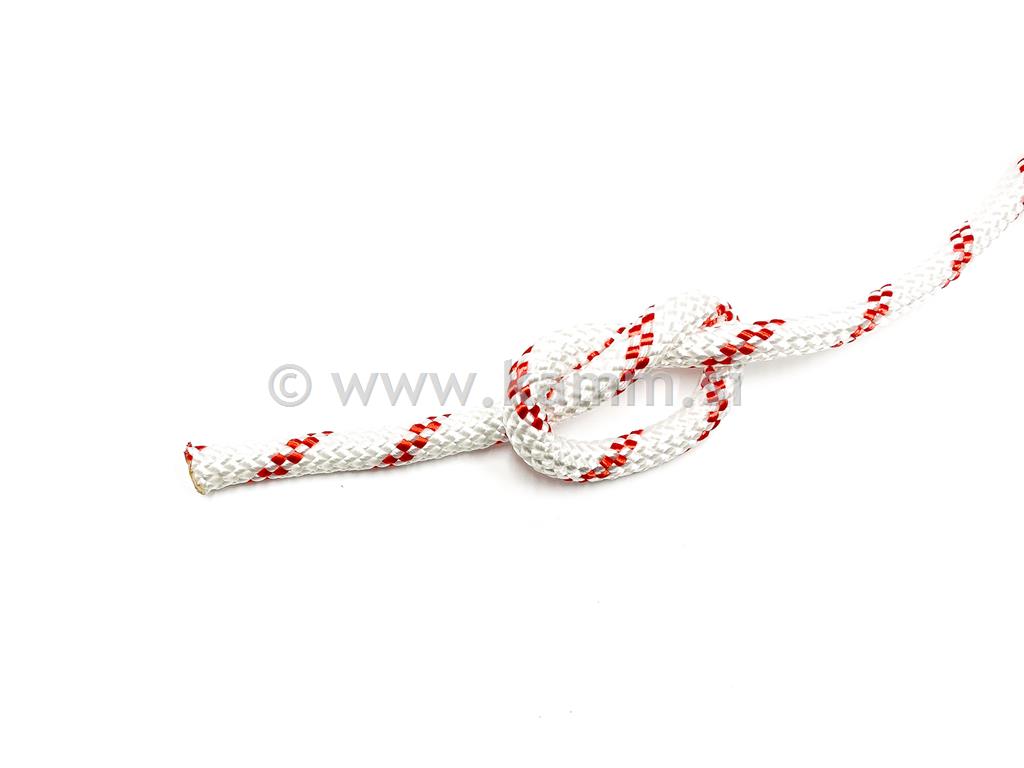 PES vrv 2 x pletena fi 12 mm B-RDEČA