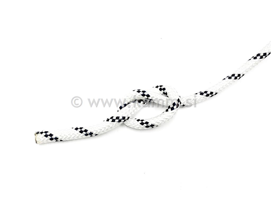 PES vrv 2 x pletena fi 12 mm B-ČRNA