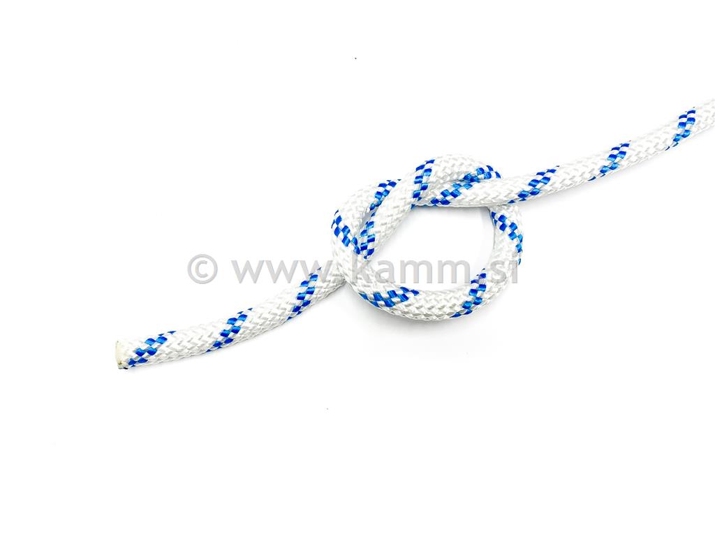 PES vrv 2 x pletena fi 10 mm B-MODRA