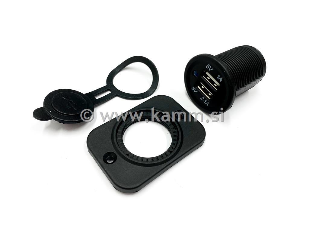 M 2106023 VTIČNICA USB DVOJNA