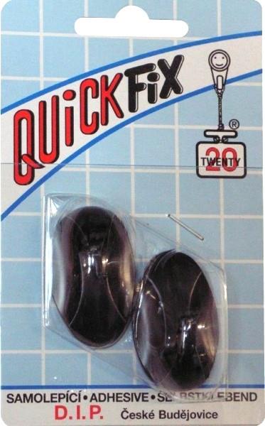DIP1042 PVC KLJUKICE/2 kos ČRNA