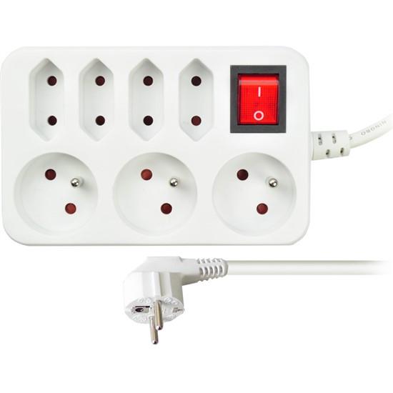PP141 SOLIGHT PODALJŠEK 2M/7 VTIČNIC