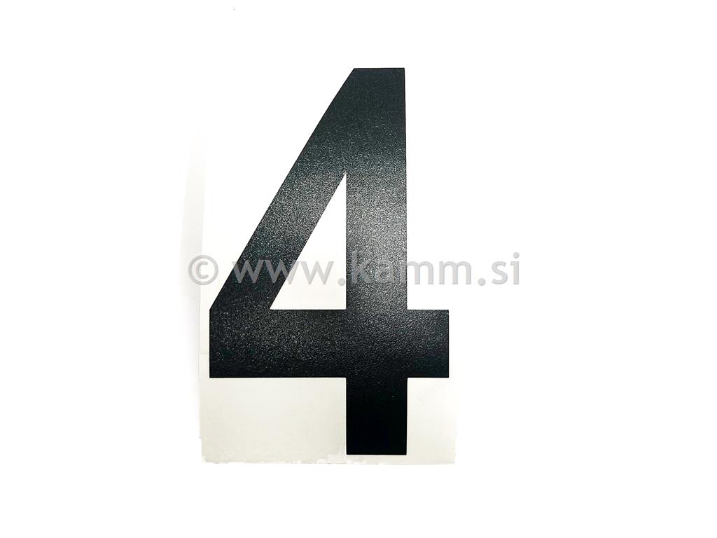 NALEPKA ŠTEVILKA "4" 10cm