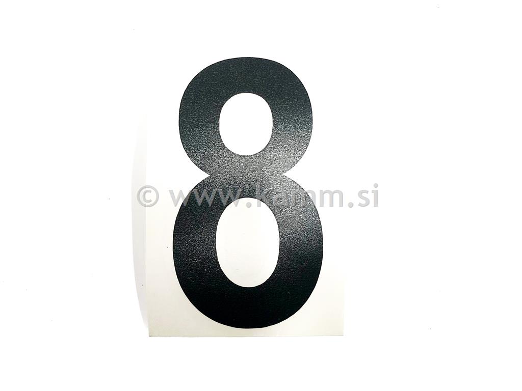 NALEPKA ŠTEVILKA "8" 10cm