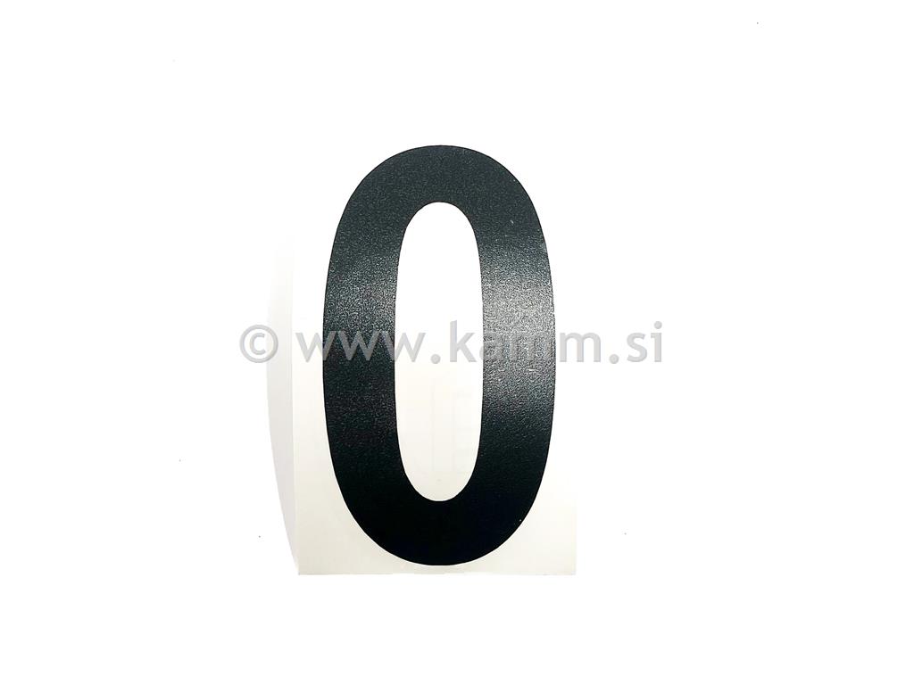 NALEPKA ŠTEVILKA "0" 20cm