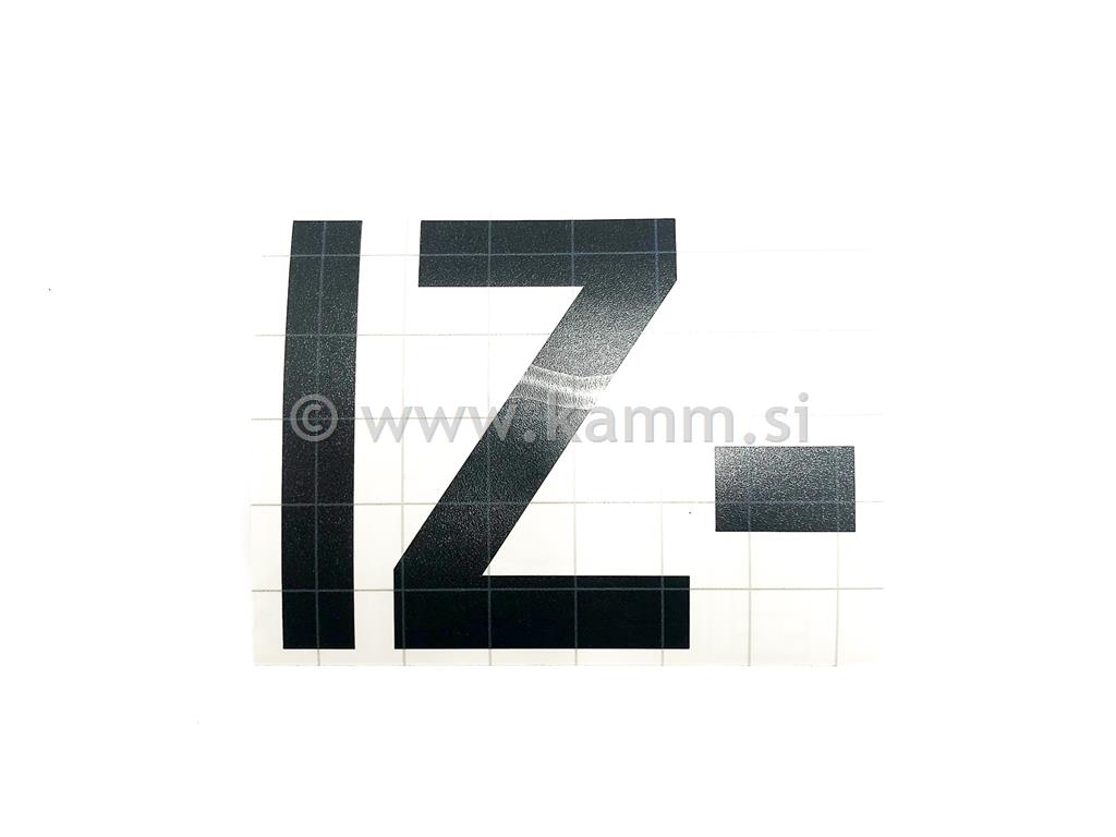 NALEPKA IZOLA 20cm