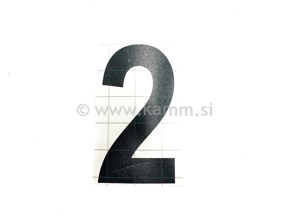 NALEPKA ŠTEVILKA "2" 20cm