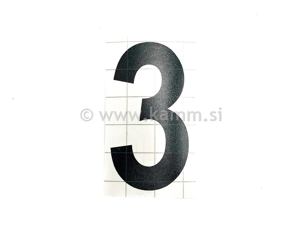 NALEPKA ŠTEVILKA "3" 20cm