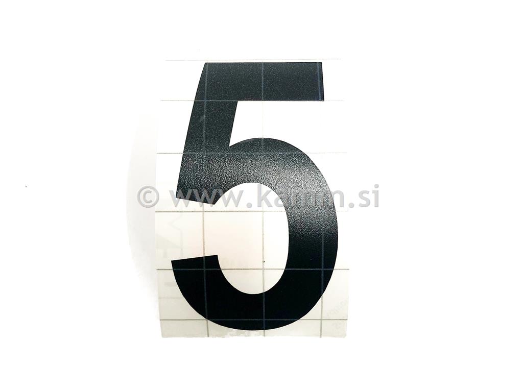 NALEPKA ŠTEVILKA "5" 20cm