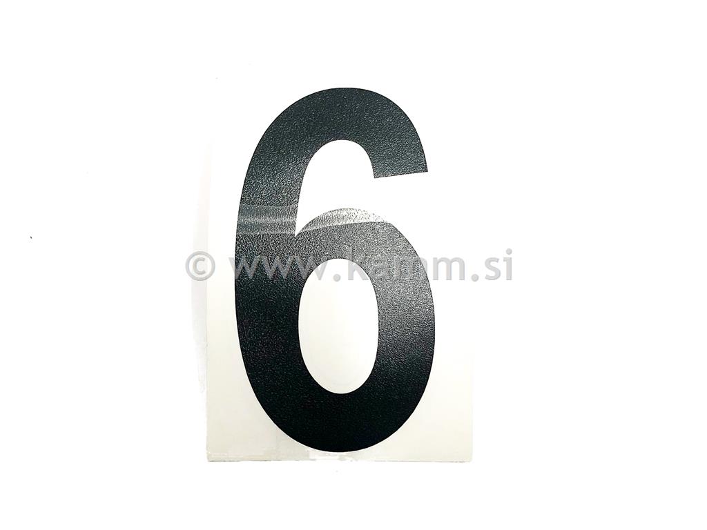 NALEPKA ŠTEVILKA "6" 20cm