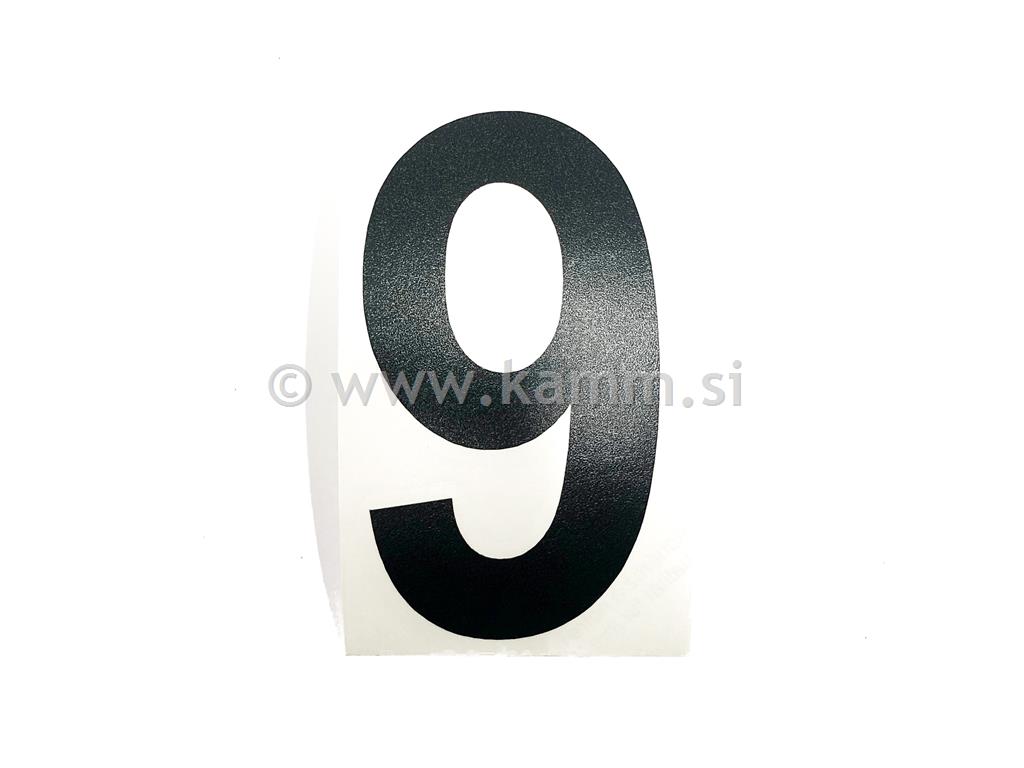 NALEPKA ŠTEVILKA "9" 20cm