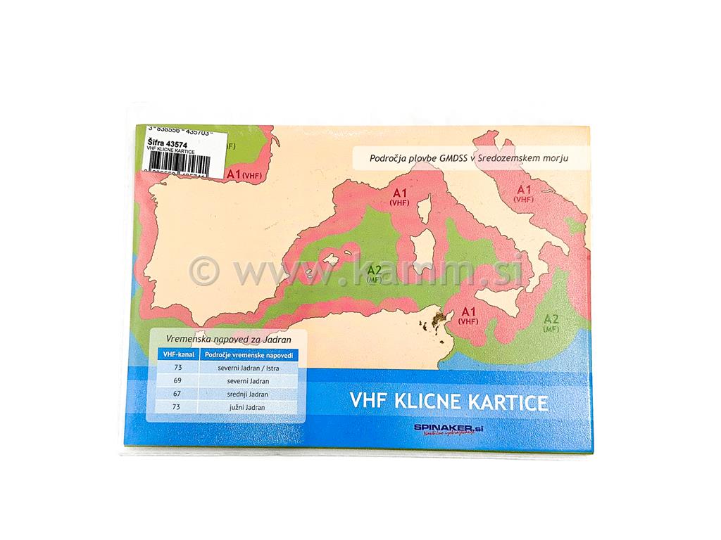 VHF KLICNE KARTICE
