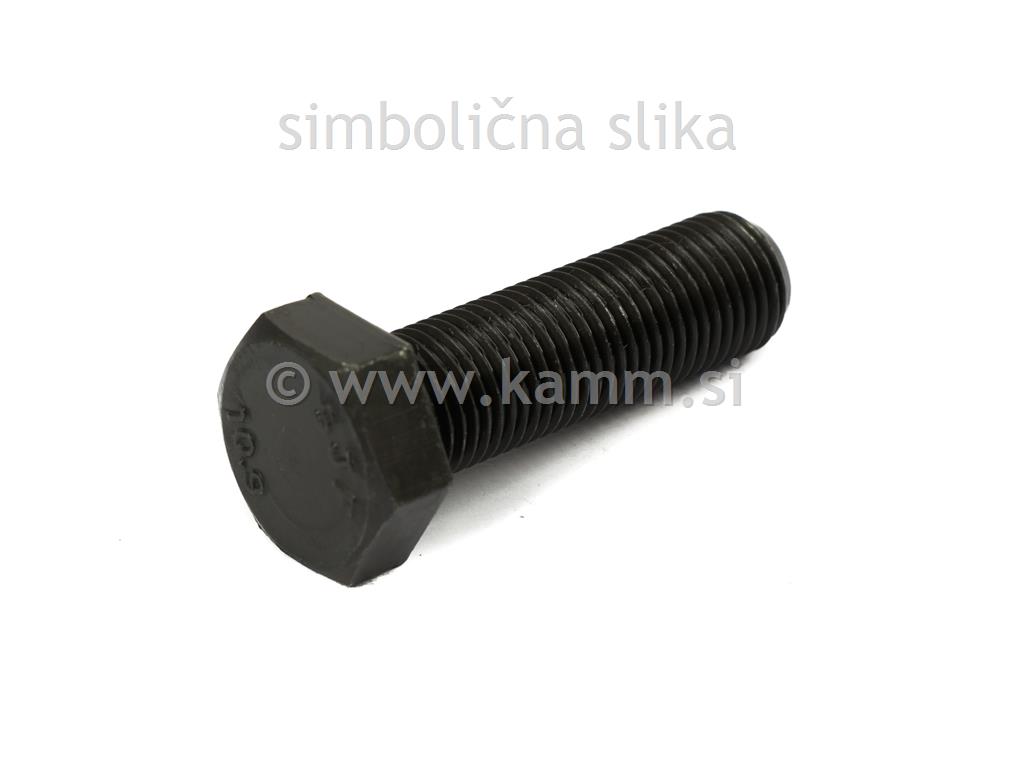 Črni šestrobi vijak M10X1,25X70 10.9 fini navoj