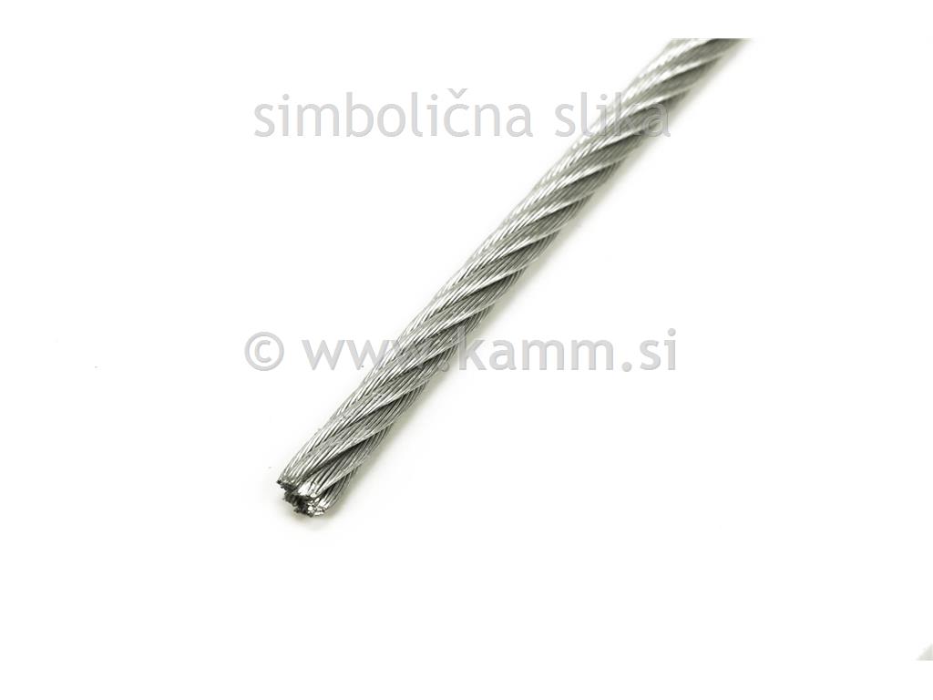 ZN ŽIČNA VRV fi 6 6X19