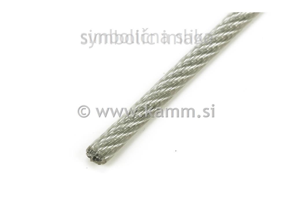PLAST.JEKL.ŽIČNA VRV 5/6 mm