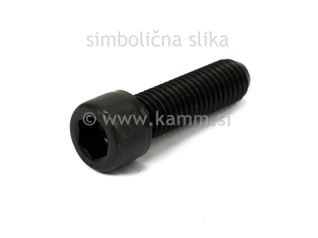 Črni imbus vijak M6X30 8.8