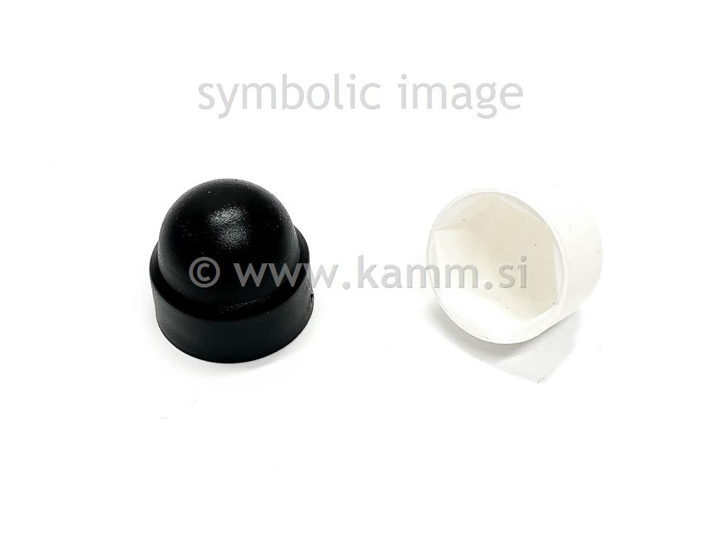 PVC ZAŠČ.KAPA KORREX M10/17 ČRNA