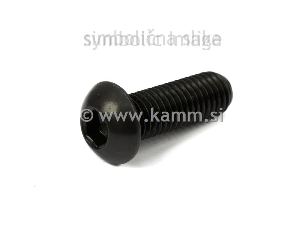 Črni imbus vijak M6X12 10.9