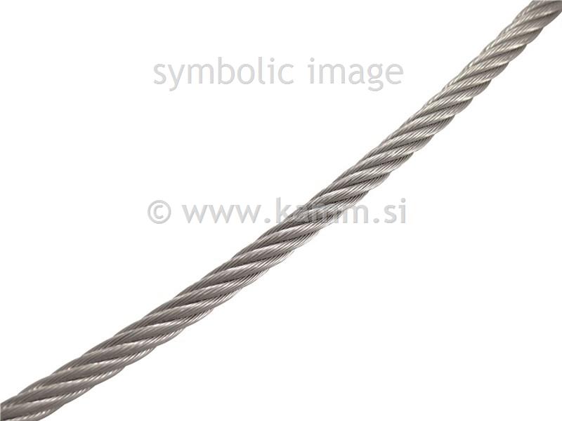 8379 ŽIČNA VRV fi 5mm 7x7