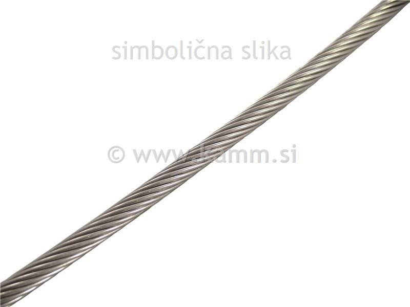 8378 ŽIČNA VRV fi 6mm 1x19
