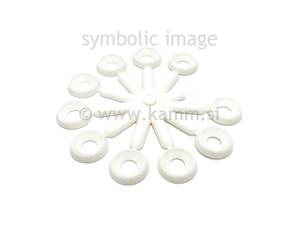 ART.3732205BI PVC PODLOŽKA 5MM-BELA 10/1