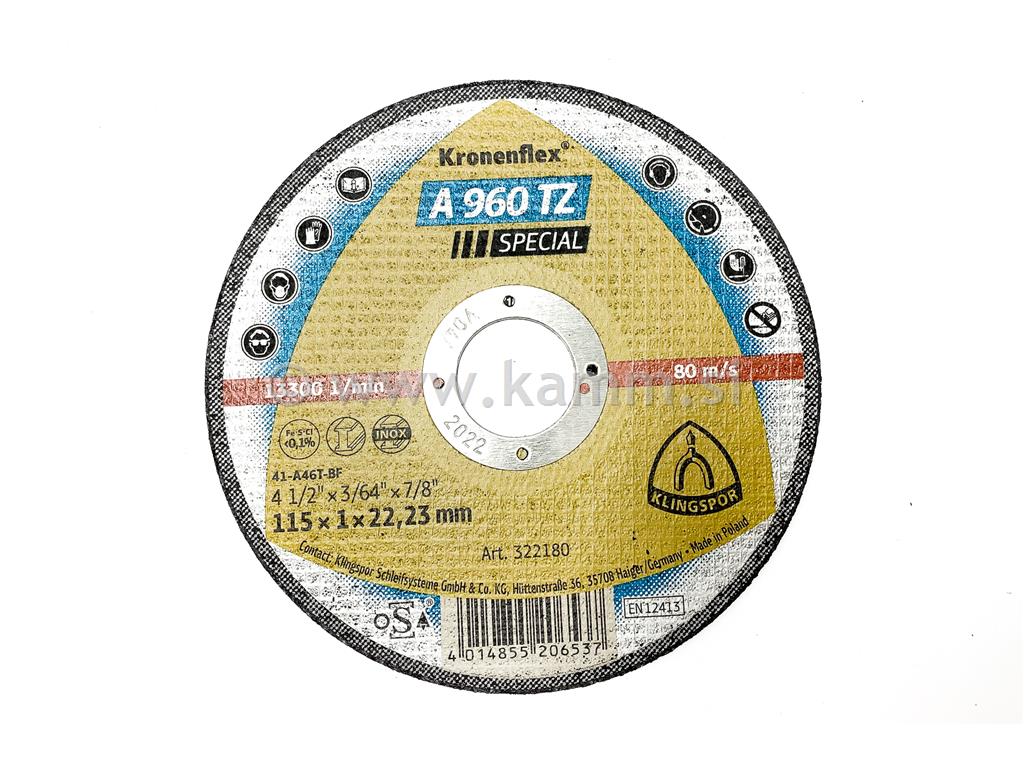 REZALKA 115X1X22 INOX