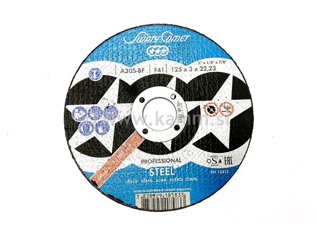 REZALKA 125X3X22 METALYNX PRO