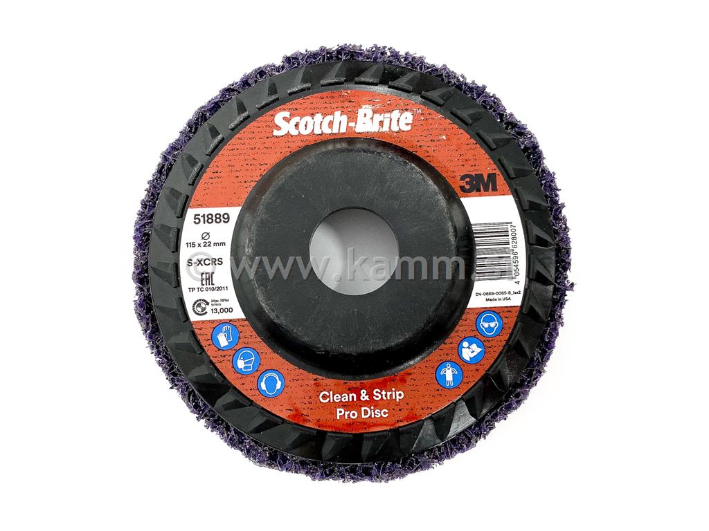 ČISTILNI DISK 3M XO-RD 115X22 vijola