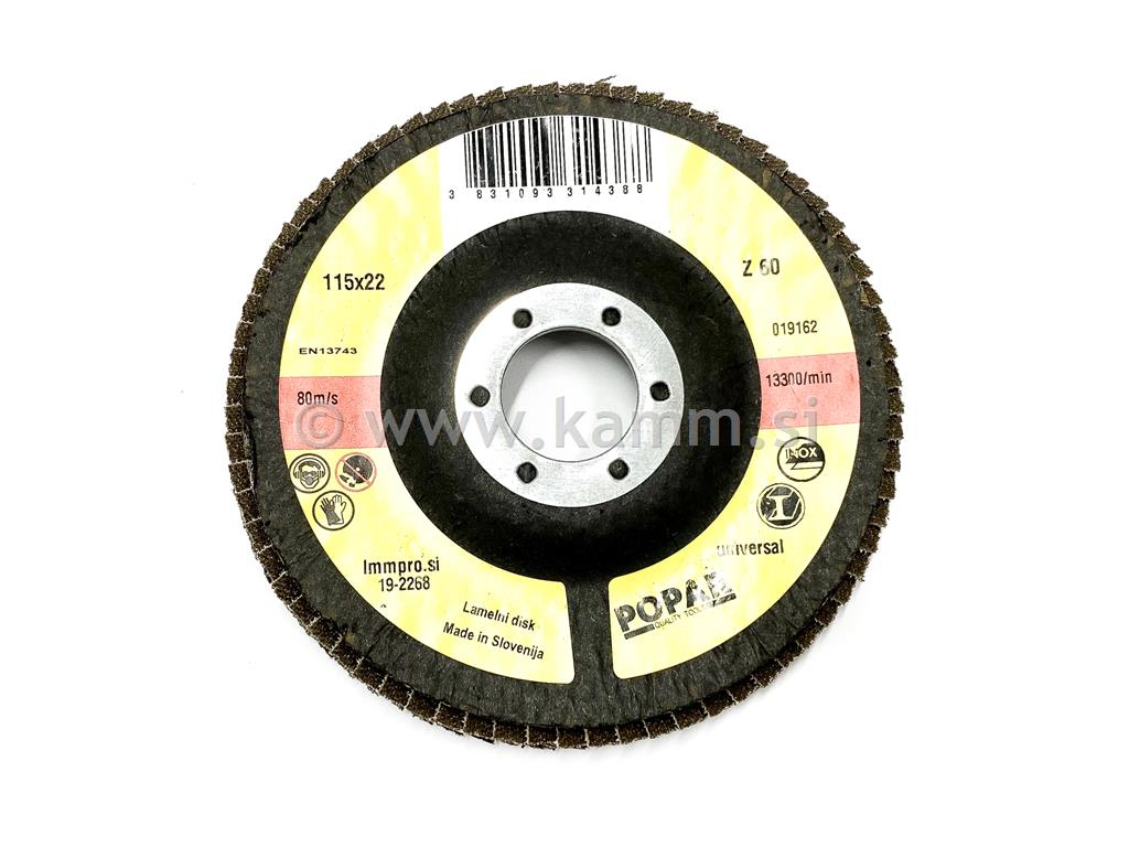 DISK LAMELNI "LBD" 115 Z-60 K INOX