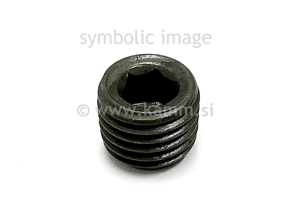 ČRNI ČEP S STOŽ. NAV. 1 1/2" 906