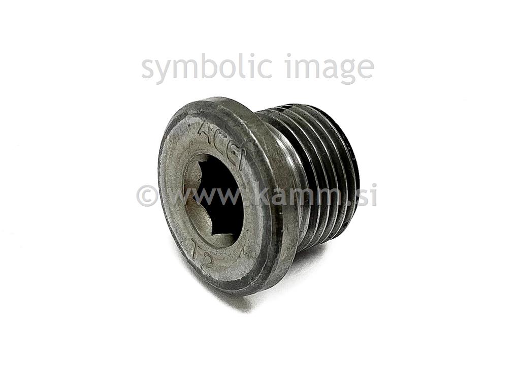 ČRNI ZAPIR.ČEP M30X1.5 908