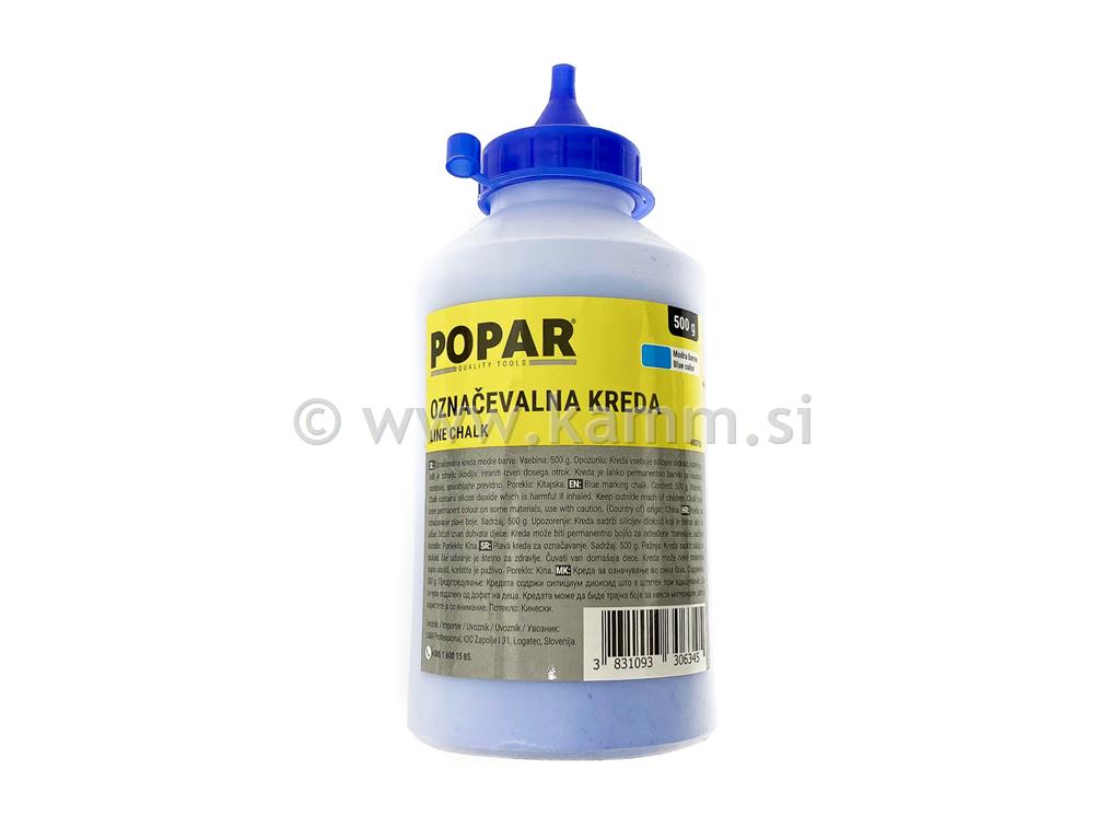 KREDA MARKIRNA MODRA v plastenki, 500g