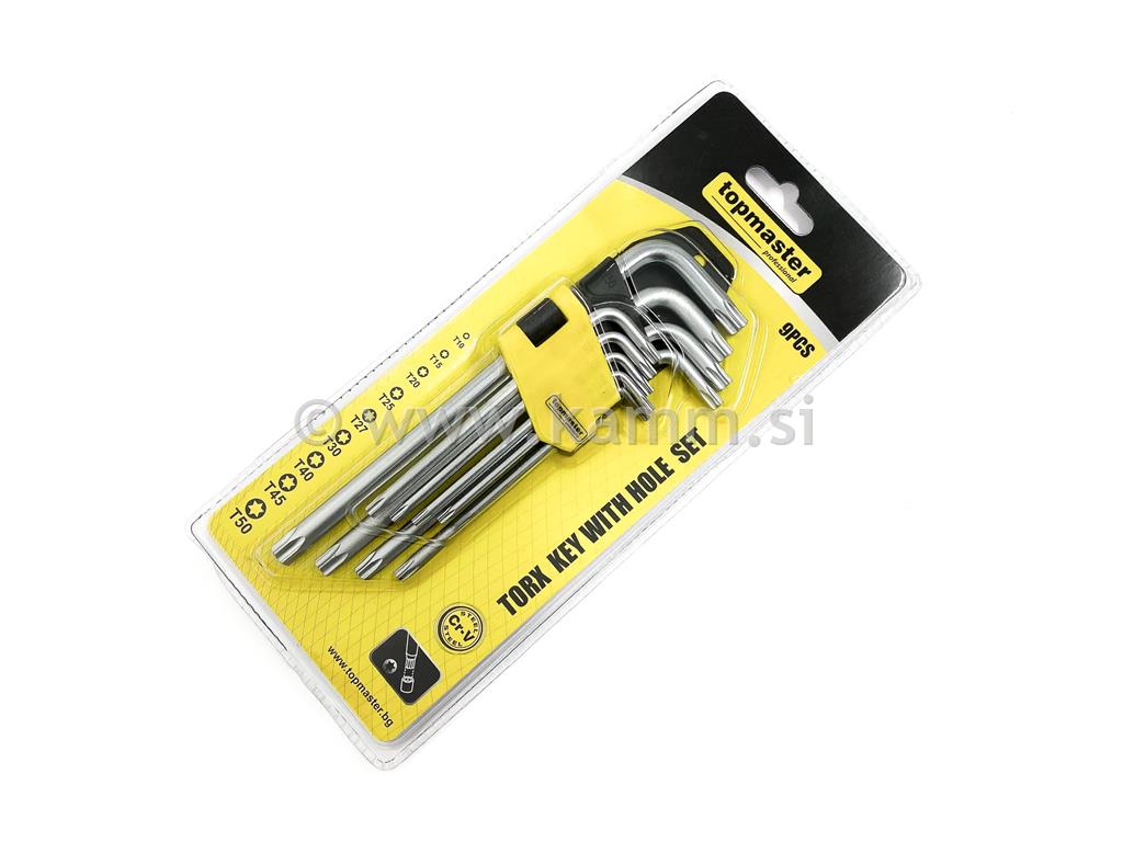TM KLJUČI TORX T10-T50 9 DEL. DOLG