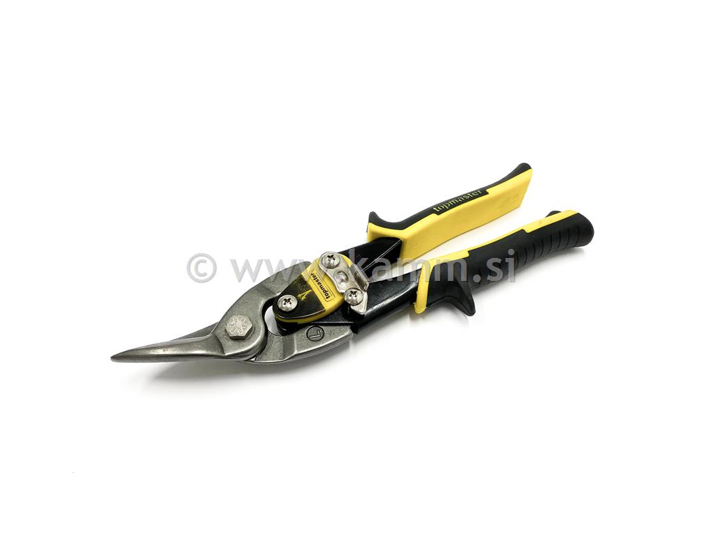 TM ŠKARJE ZA PLOČEVINO 250 mm LEVE