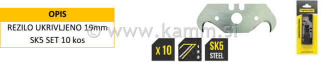 TM REZILO UKRIVLJENO SK5/10KOM