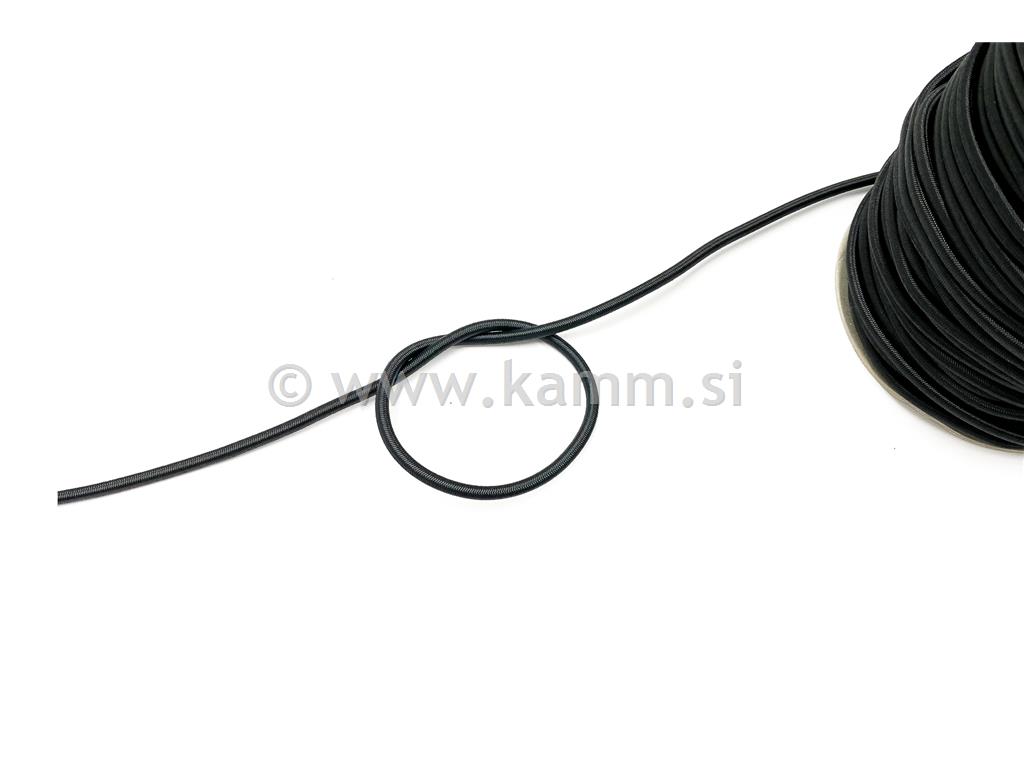 L ALO69-150 ELASTIČNA VRV 6MM črna