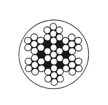 8381 ŽIČNA VRV + PVC fi 4 (6) 7x7