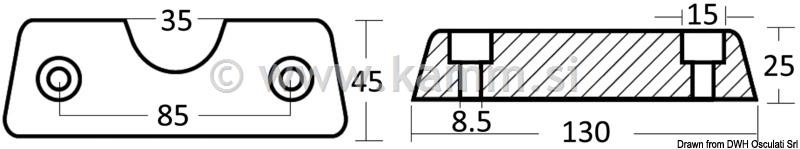 ART.4355101 ANODA VOLVO/NOGA DUO PROP