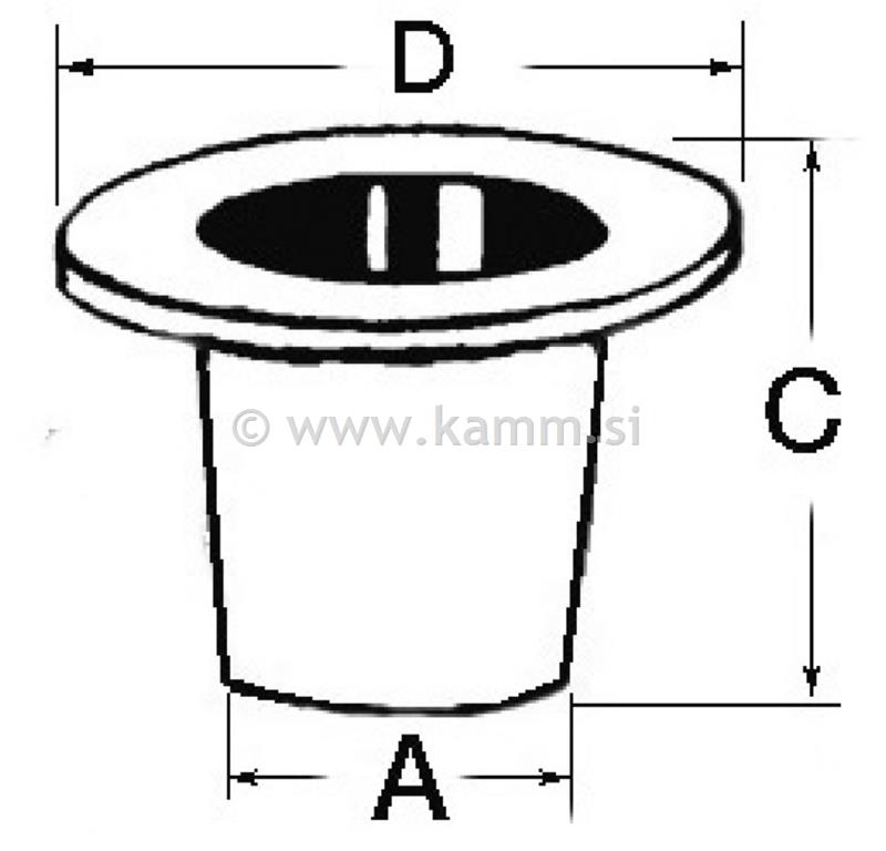 ART.1739404 PVC NAV.IZLIVEK 1,1/2"X110