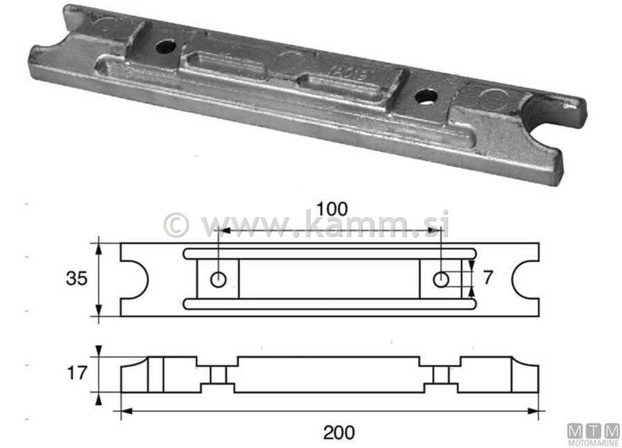 M 5126115 ANODA YAMAHA