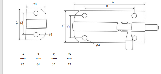ZAPAH PREČNI MALI 110mm art.110