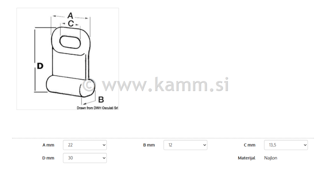 ART.5835800 VODILO PVC
