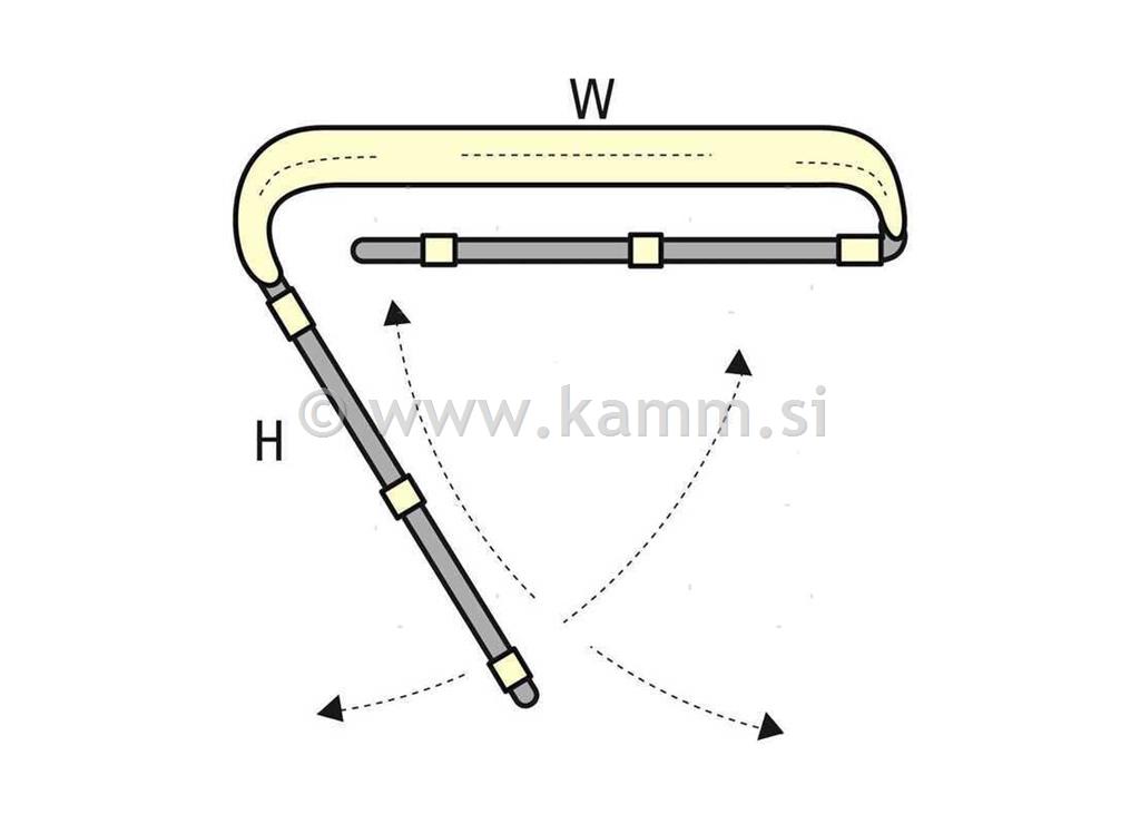 M 3265265 TENDA F3 MODRA 150