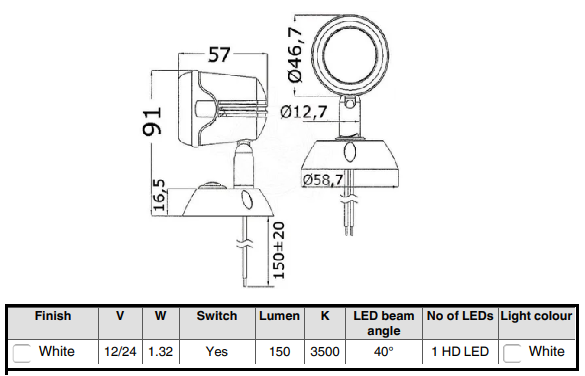 ART.1389601 LED LUČ