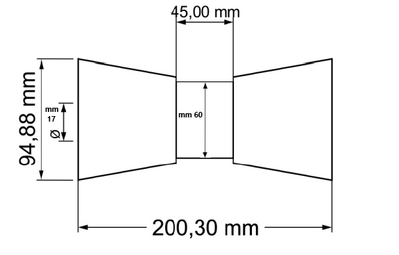 ART.0202920 VALJ 200mm