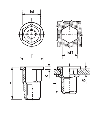 ZN MATICA RAZPORNA M 4 CIL.GL. POLHEX