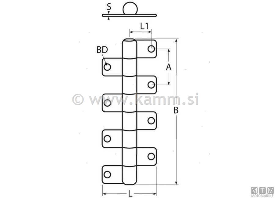 M 0451125 RF TEČAJ 53.8X45