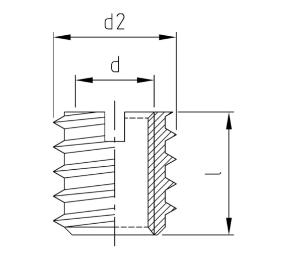 RF MATICA STROČNA M16X30 7965